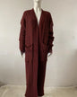 Women's Long Knit Sweater Coat - Hiccupzz