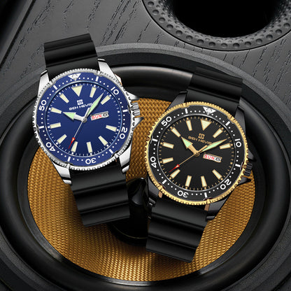 New Men's Personality Calendar Watch Fashion Quartz - Hiccupzz