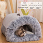 New Splice Portable Pet Nest Portable Autumn And Winter Warm Dog Nest Moisture-proof Long Fur Cat Nest Cross Border Pet Nest - Hiccupzz