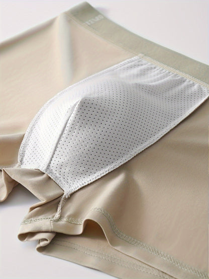 4-Pack Men's Breathable Soft Stretchy Boxer Briefs - Fashion Underwear - Hiccupzz