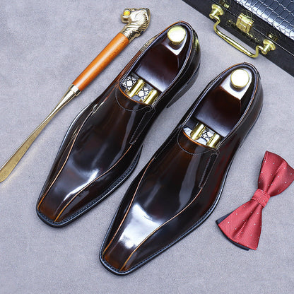 Business Formal Wear Shoes Cowhide Men's Office Shoes - Hiccupzz