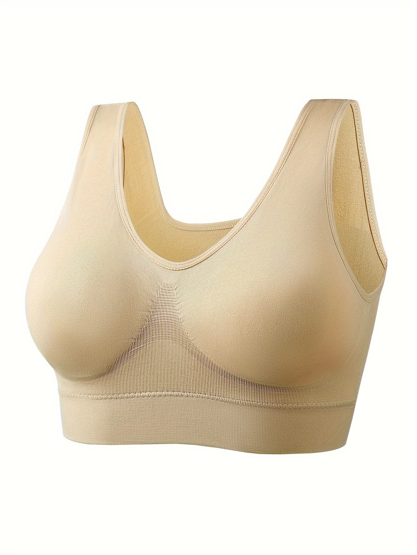 8-Pack Elegant Seamless Wireless Sports Bras for Women, Breathable & Comfortable, Ideal for Running & Fitness Activities