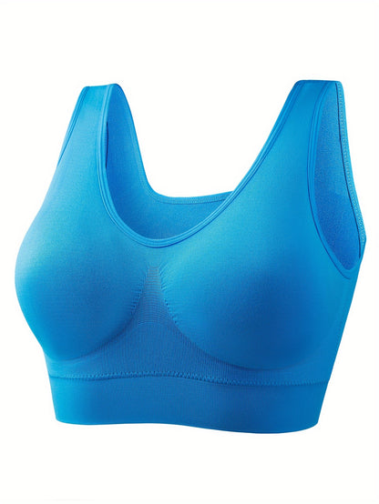 8-Pack Elegant Seamless Wireless Sports Bras for Women, Breathable & Comfortable, Ideal for Running & Fitness Activities - Hiccupzz