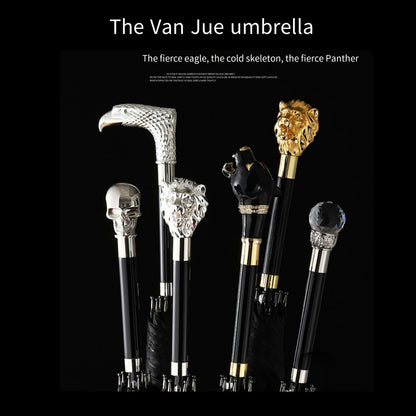 Premium British Style Long Handle Umbrella - Waterproof