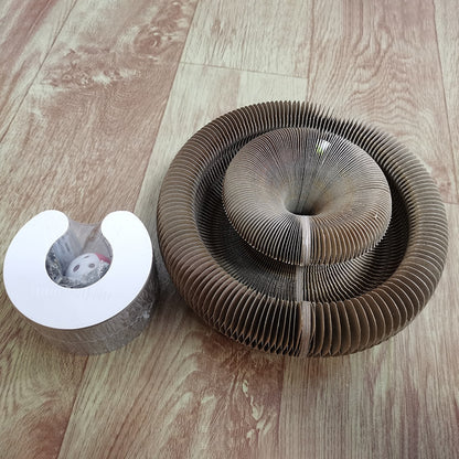 Magic Organ Cat Scratchers 2 In 1 Funny Shaped Cat Scratching Board Foldable Convenient Recyclable Durable Cat Scratcher - Hiccupzz