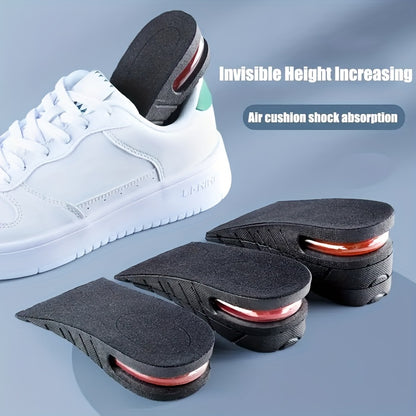 Invisible Height Increased Insole, Men Women Heel Lift Taller Shoe Inserts Pad Adjustable More Comfortable Supporting Insole For Unisex - Hiccupzz