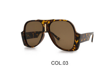 Retro Avant-garde Men And Women Fashion Big Frame Sunglasses - Hiccupzz