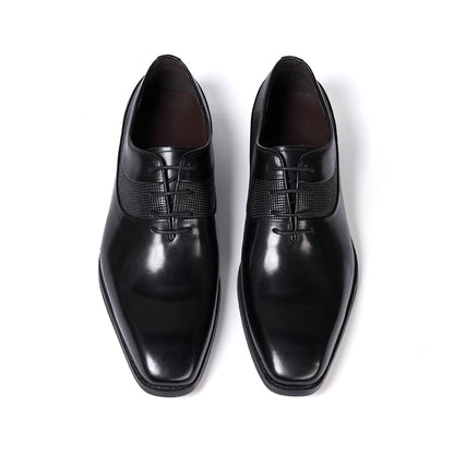 Pointed Toe Business Formal Wear Leather Shoes - Hiccupzz