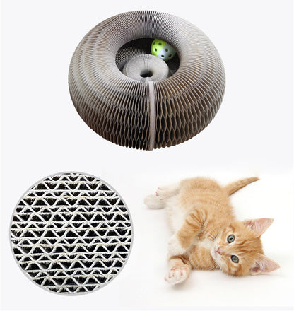 Magic Organ Cat Scratchers 2 In 1 Funny Shaped Cat Scratching Board Foldable Convenient Recyclable Durable Cat Scratcher - Hiccupzz