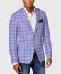 Men's Single-row Two-button Plaid Blazer - Hiccupzz