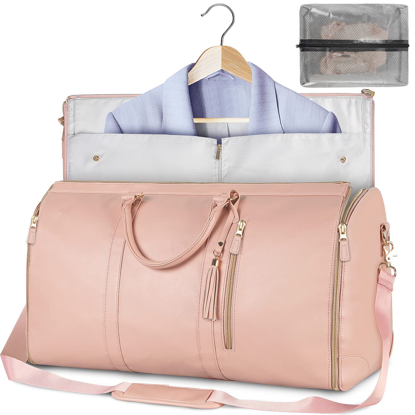 Large-Capacity Waterproof Travel Duffle Bag for Women – Foldable Clothes Tote