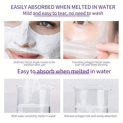 Anti-Aging Collagen Mask 5g x 20pcs - Deep Nourishment, Firming, Wrinkle Smoothing - Hiccupzz
