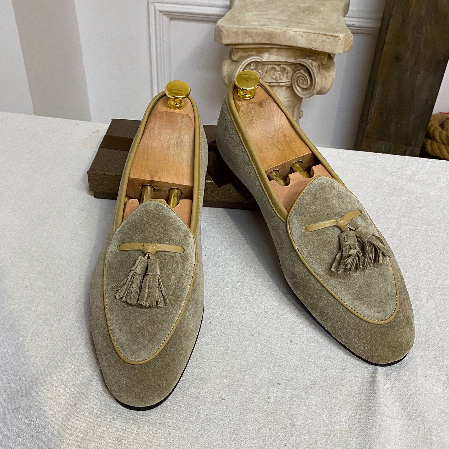 Suede Slip On Fashion Loafers