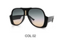 Retro Avant-garde Men And Women Fashion Big Frame Sunglasses - Hiccupzz