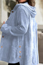 Women's Hooded Loose Corduroy Casual Jacket - Hiccupzz