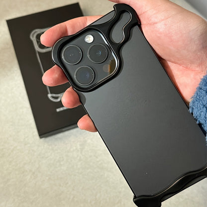 Metal Corner Anti-Fall Special-Shaped Phone Case For iPhone 15 Pro Max 14 15 Pro 14 Pro Max 14 15 Plus 13 Pro Max 13 Pro With Lens Film Frameless Slim Shockproof - Hiccupzz
