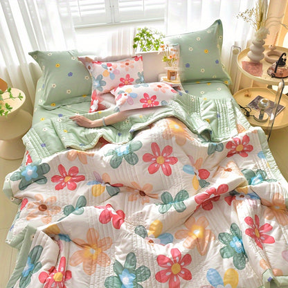 3 Pcs Skin-friendly Summer Cooling Quilt Set, Soft And Comfortable Quilt For All Seasons - Hiccupzz