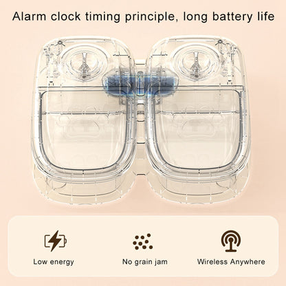 Automatic Pet Feeder Smart Food Dispenser For Cats Dogs Timer Stainless Steel Bowl Auto Dog Cat Pet Feeding Pets Supplies - Hiccupzz