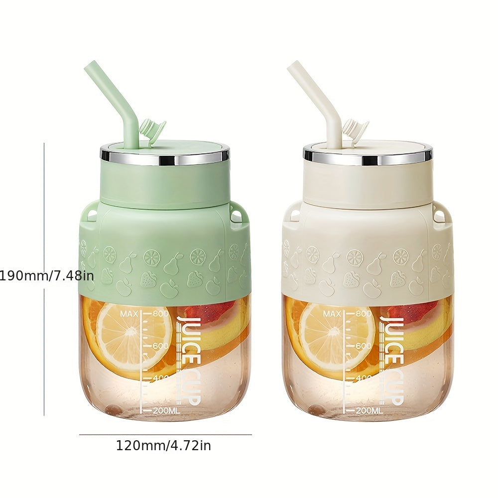 1 Pc Portable USB Rechargeable Electric Juicer Cup - 27.05 Oz Large Capacity, Multi-Function Mini Blender