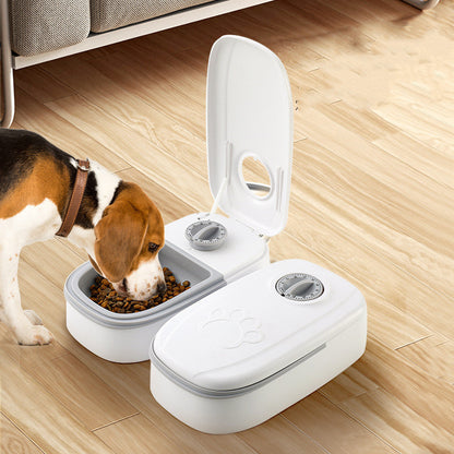 Automatic Pet Feeder Smart Food Dispenser For Cats Dogs Timer Stainless Steel Bowl Auto Dog Cat Pet Feeding Pets Supplies - Hiccupzz
