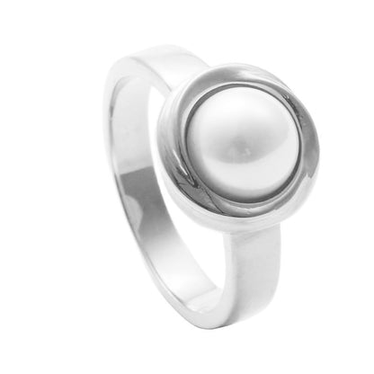 Fashion Titanium Steel Natural Stone Female Ring - Hiccupzz
