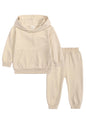 Children's Thickened Brushed Warm Long-Sleeved Trousers Hooded Sweatshirt Set - Hiccupzz