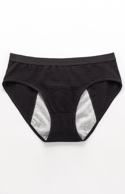 Women Breathable Striped Cotton Panties