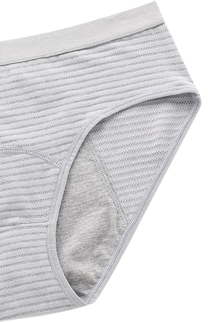 Women Breathable Striped Cotton Panties - Hiccupzz
