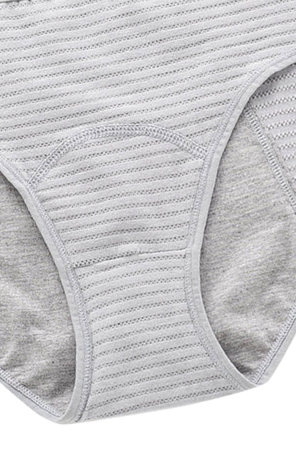 Women Breathable Striped Cotton Panties - Hiccupzz