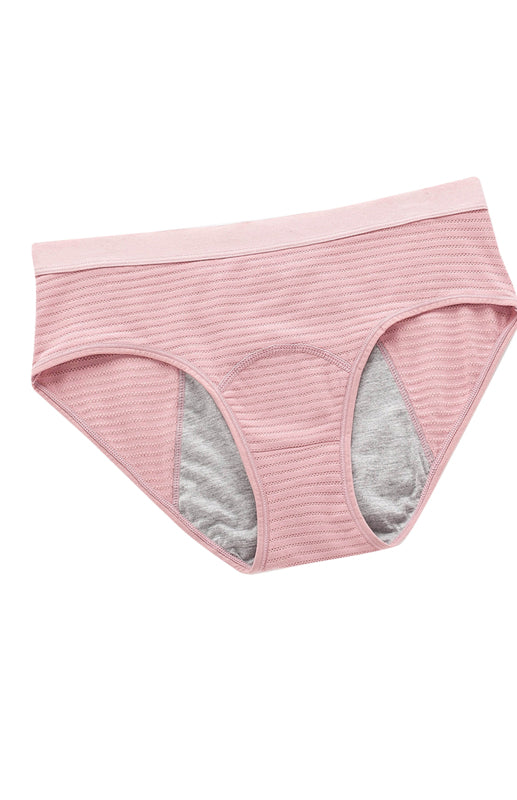 Women Breathable Striped Cotton Panties