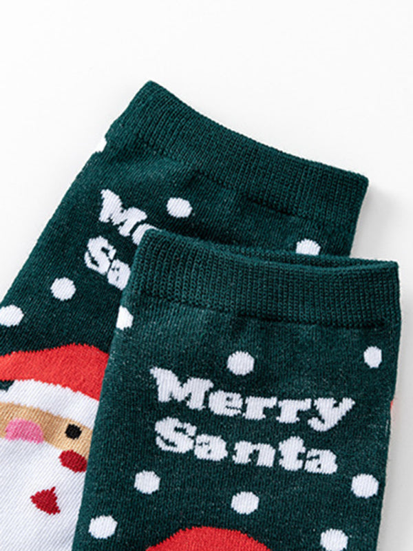 Women's Festive Knit Holiday Pattern Socks