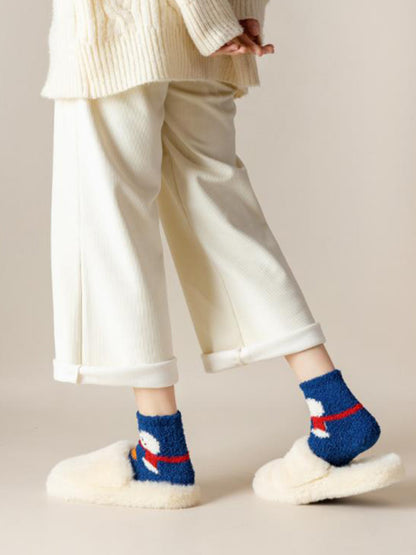 Christmas Coral Fleece Warm Sleep Socks - Hiccupzz