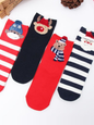 Cotton Tube Socks Stereo Ear Christmas Socks (4 Pairs Of Loading) - Hiccupzz
