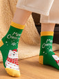 Cotton Christmas Cartoon Pattern Socks - Hiccupzz