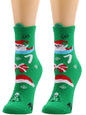 Festive Christmas Knit Snowman Socks Elasticity - Hiccupzz