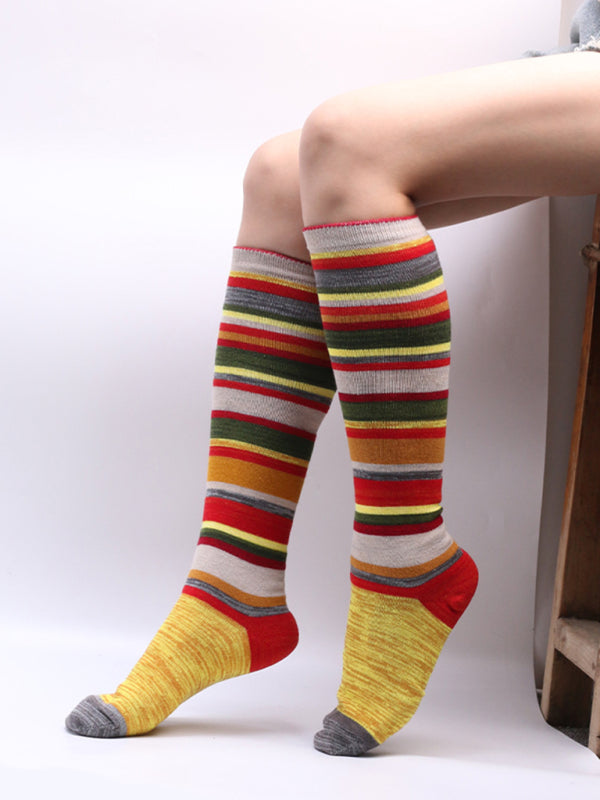 Women's Colorful Flower Christmas Stockings