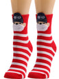 Festive Stripe Santa Christmas Socks - Hiccupzz