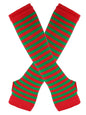 Women's Christmas Fingerless Over Elbow Gloves - Hiccupzz