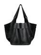 Simple Large Bag Soft Leather Large Capacity One Shoulder Portable Tote Bag - Hiccupzz