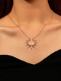 New Arrival Sunflower Pendant Necklace Retro Metal Clavicle Chain Fashion Creative Jewelry - Hiccupzz
