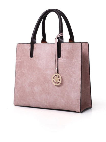 New mother-in-law bag PU women's bag large bag multi-piece set shoulder bag - Hiccupzz