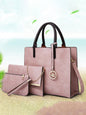 New mother-in-law bag PU women's bag large bag multi-piece set shoulder bag - Hiccupzz
