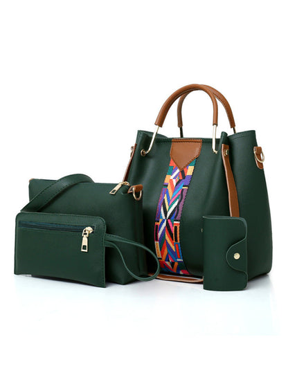 Four-piece mother-in-law bag portable shoulder messenger bag bucket bag - Hiccupzz