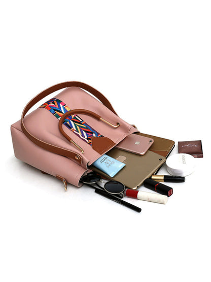 Four-piece mother-in-law bag portable shoulder messenger bag bucket bag - Hiccupzz