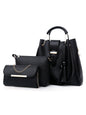 Handbag Fashion One Shoulder Bucket Ladies Luggage Bag Three-Piece Set - Hiccupzz