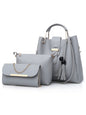 Handbag Fashion One Shoulder Bucket Ladies Luggage Bag Three-Piece Set - Hiccupzz