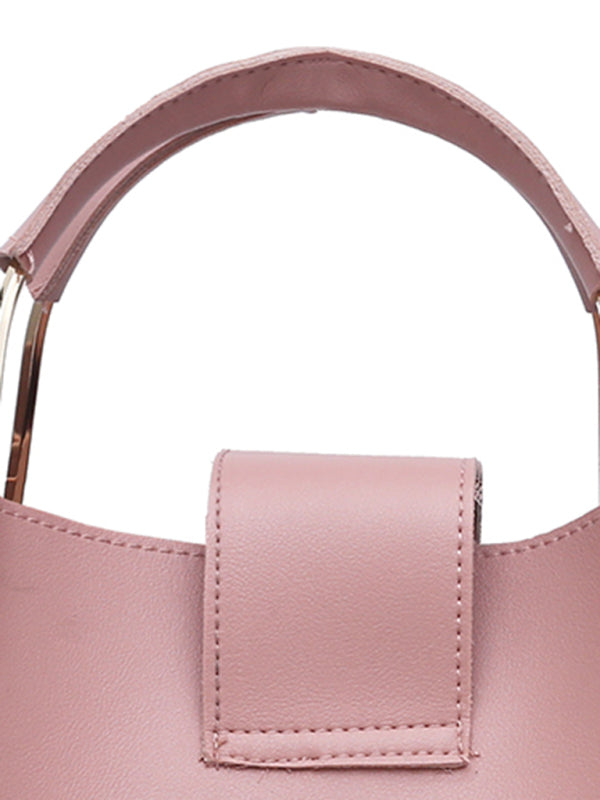 Handbag Fashion One Shoulder Bucket Ladies Luggage Bag Three-Piece Set - Hiccupzz