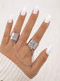 Exaggerated Personality Ring Chain Temperament Fashionable Ring Jewelry - Hiccupzz