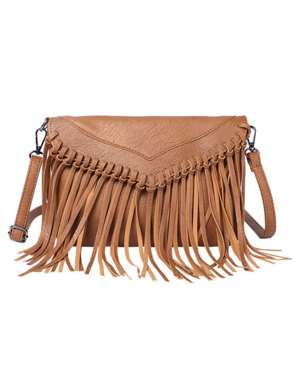 New Envelope Tassel Bag Ladies Shoulder Messenger Bag - Hiccupzz