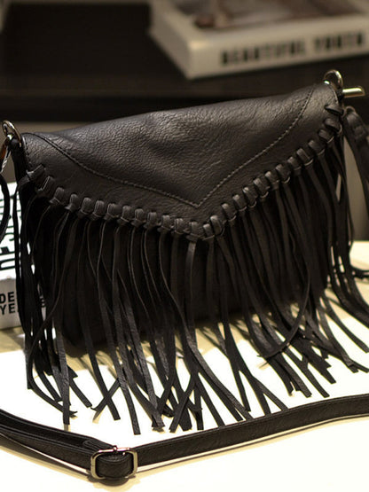 New Envelope Tassel Bag Ladies Shoulder Messenger Bag - Hiccupzz